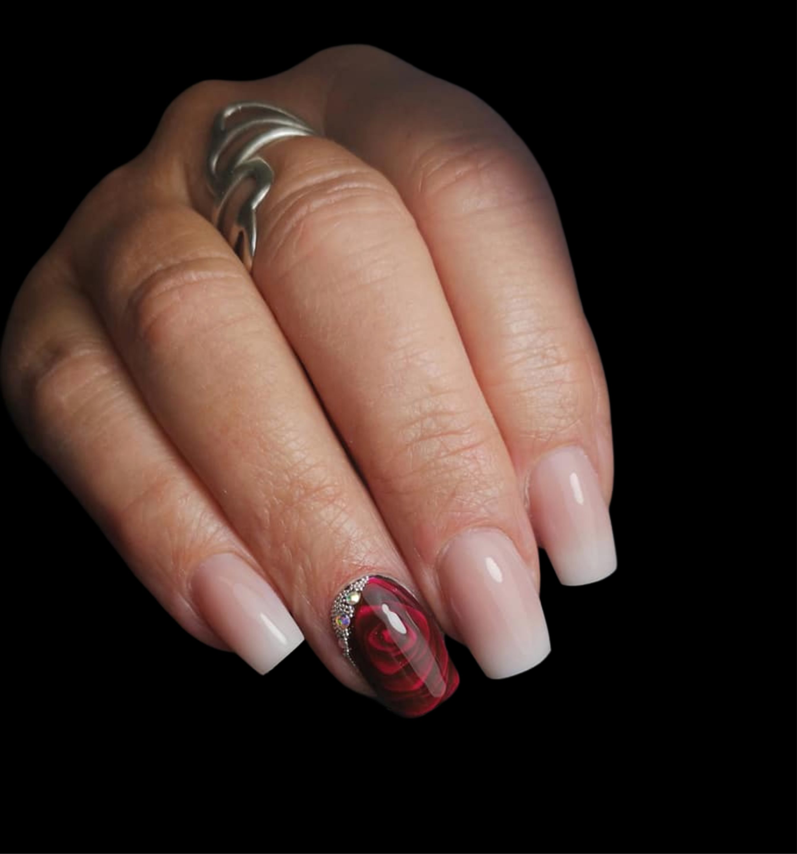 Roses – reverse french