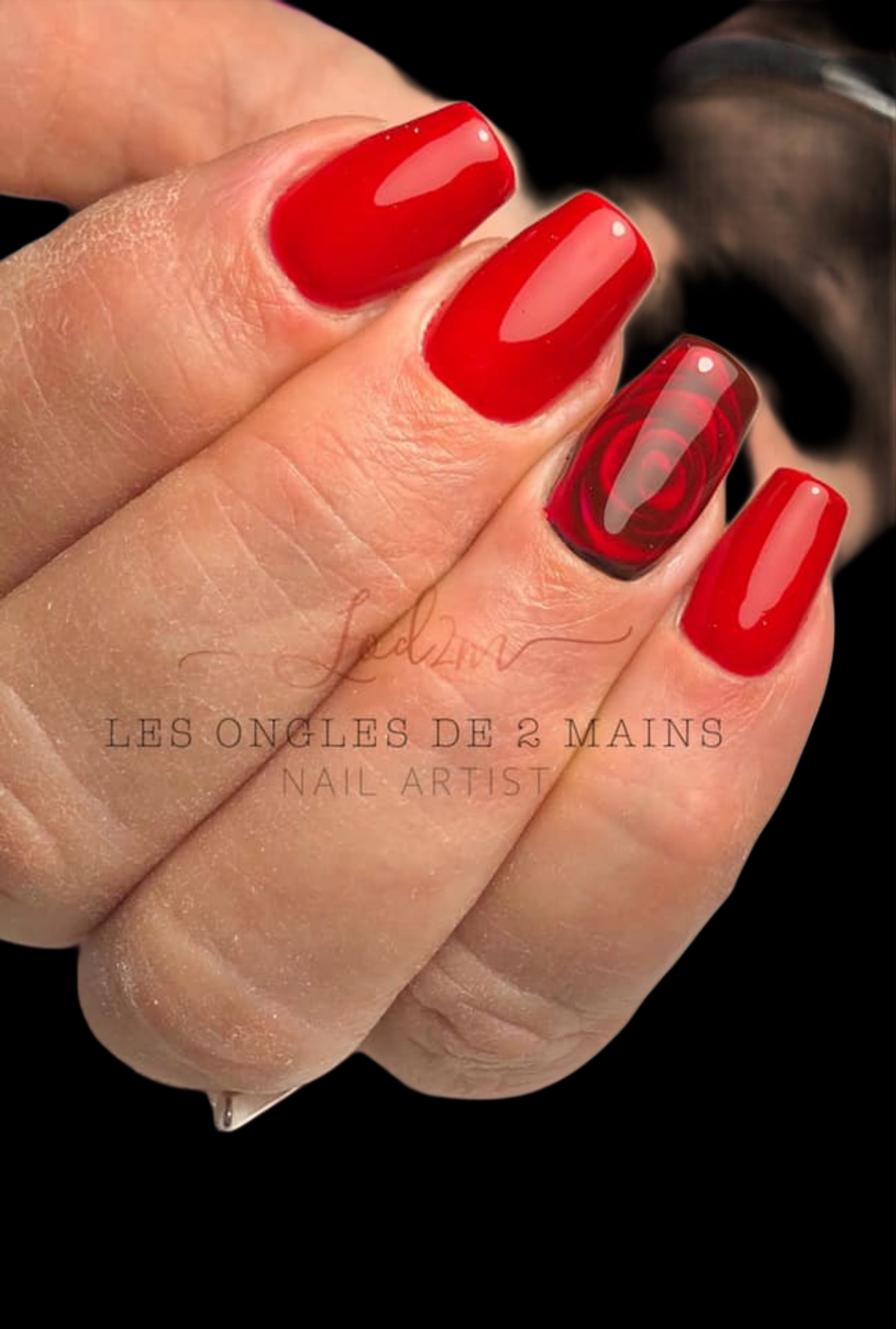 Roses – reverse french